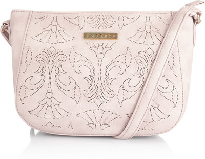 

Caprese Women Casual Pink Leatherette Sling Bag
