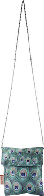 

Nostaljia Girls Casual Green Polyester Sling Bag