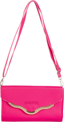 

Starz Women Casual Pink PU Sling Bag