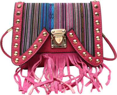 

Hawai Girls Evening/Party Multicolor PU Sling Bag