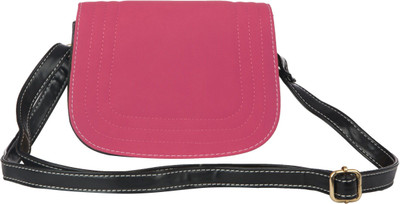 

Just Women Girls Casual Black PU Sling Bag