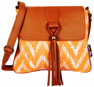 

Kanvas Katha Women Casual Multicolor Canvas Sling Bag