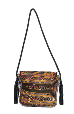 

Jaipur Textiles Hub Women Multicolor Cotton Sling Bag