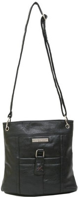 

Lino Perros Women Casual Black PU Sling Bag