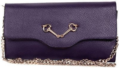 

Trendberry Women Purple PU Sling Bag