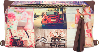 

Band Box Women Casual Pink Canvas Sling Bag