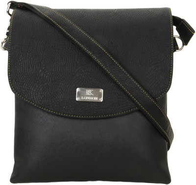 

K London Women Formal Black Leatherette Sling Bag