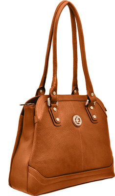 

JFL-Jewellery For Less Women Formal Brown Genuine Leather Shoulder Bag