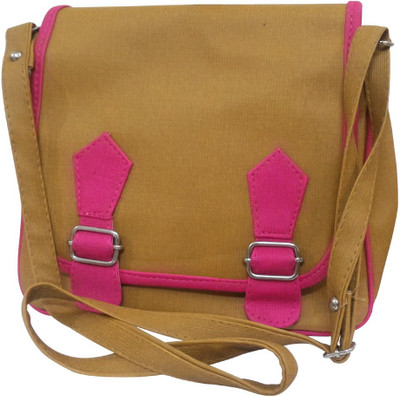 

Look-Kool Girls Casual Multicolor Canvas Sling Bag