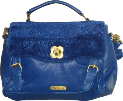

Peperone Women Casual Blue PU Sling Bag