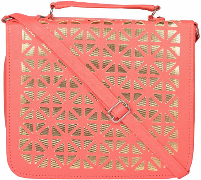 

Cuddle Women Casual Pink PU Sling Bag