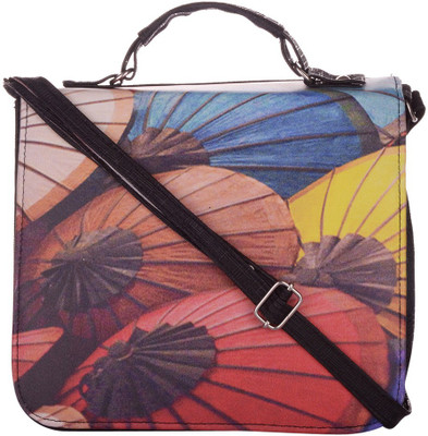 

Cuddle Women Casual Multicolor PU Sling Bag
