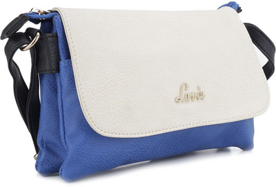 

Lavie Women Casual Beige, Blue Sling Bag
