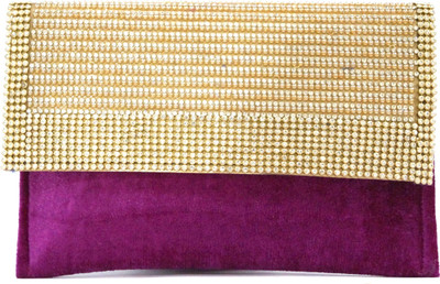 

Nemichand Jewels Girls Casual Pink Velvet Sling Bag