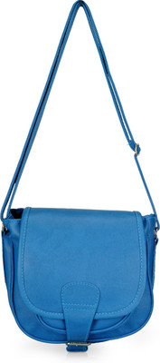 

Bags Craze Women Formal Blue PU Sling Bag