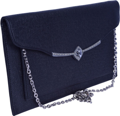 

Gorgeous Women Evening/Party Black Leatherette Sling Bag