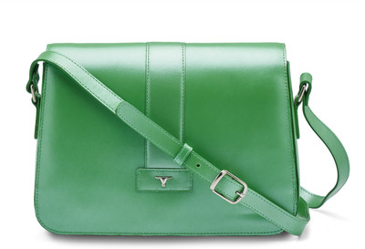 

Bulchee Women Casual Green Leatherette Sling Bag