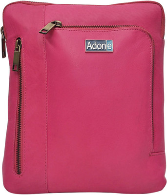 

Adone Women Formal Pink Genuine Leather Sling Bag