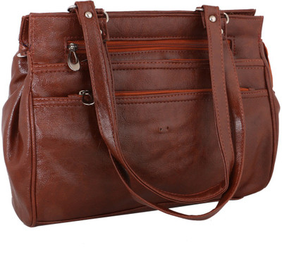 

Sukkhi Women Casual Brown PU Shoulder Bag