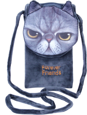 

FabSeasons Boys Casual Grey Velvet Sling Bag