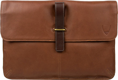 

Hidesign Men Formal Tan, Brown Genuine Leather Messenger Bag, Brown;tan