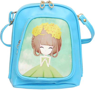 

Hawai Women Casual Blue, Green PU Sling Bag