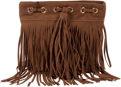 

MABEL Women Casual Brown PU Sling Bag