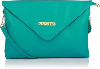

Caprese Women Casual Green PU Sling Bag