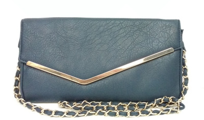 

Feliza Women Casual Blue Leatherette Sling Bag