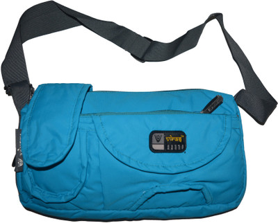 

Viras Girls Casual Blue PU Sling Bag