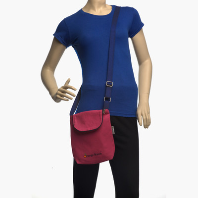 

Orange Bunch Women Casual Pink Canvas Sling Bag