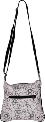 

Bag Factory Women Casual White Acrylic Sling Bag