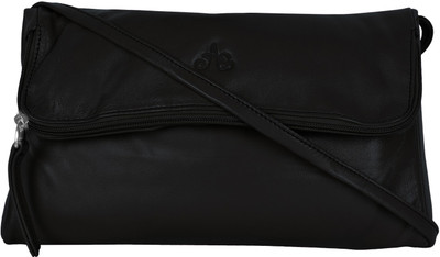 

Atlaa Batlaa Women Casual Black PU Sling Bag
