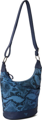 

Baggit Women Casual Blue PU Sling Bag