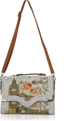 

Irish Women Casual Multicolor Leatherette Sling Bag