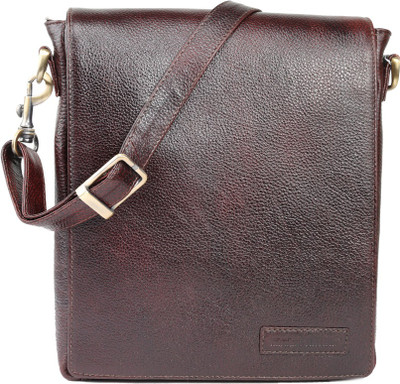 

Armaan Leather Men Casual Brown Genuine Leather Sling Bag
