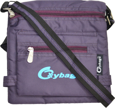 

JG Shoppe Women Casual Purple Nylon Sling Bag