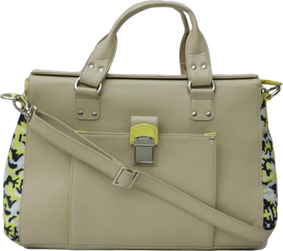 Zaera Women Formal Beige PU Sling Bag