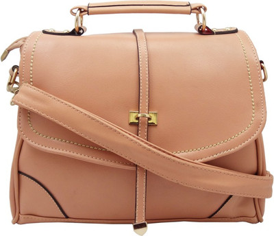 

Hi Look Women Casual Beige PU Sling Bag