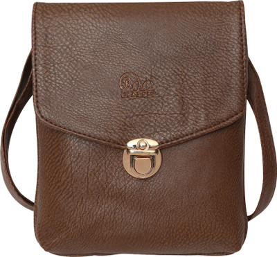 

Bcc Women Formal Brown PU Sling Bag