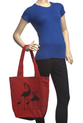 

Orange Bunch Women Casual Red Canvas Shoulder Bag