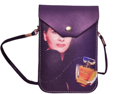 

Hawai Women Casual Purple PU Sling Bag