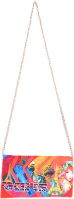 

Arti Girls Evening/Party Multicolor Genuine Leather Sling Bag