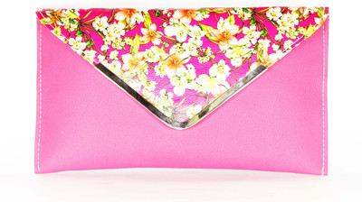 

SimaEnterprise Women Evening/Party Pink Leatherette Sling Bag