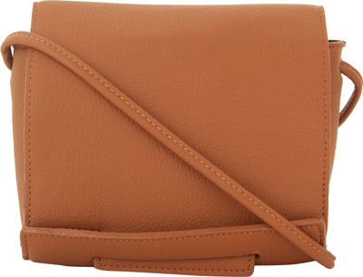 

Alvaro Castagnino Women Casual Brown PU Sling Bag