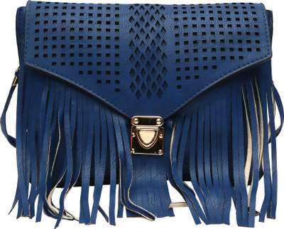 

Hawai Women Casual Blue PU Sling Bag