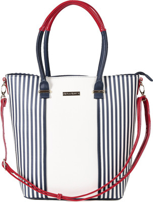 

Leanore Elizabeth Girls Casual White, Blue, Red PU Tote, Blue;red;white