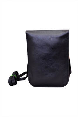 

shoppers planet Girls Casual Black PU Sling Bag
