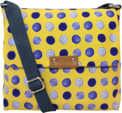 

Lemon Trunk Women Multicolor Canvas, Polyester Sling Bag