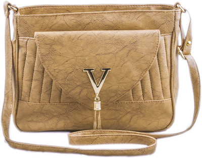 

Voaka Women Casual Brown PU Sling Bag